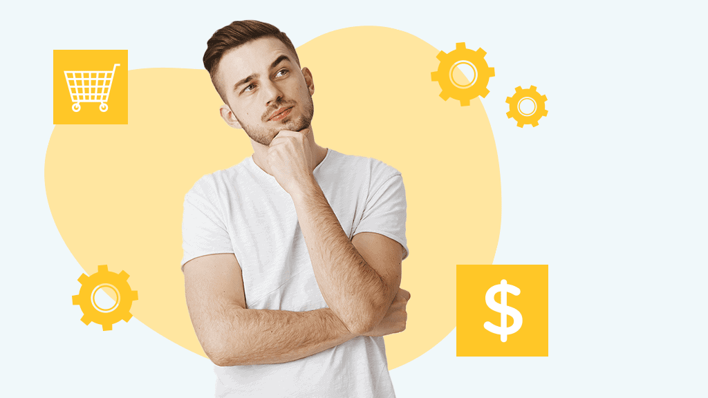 Man thinking about sales automation