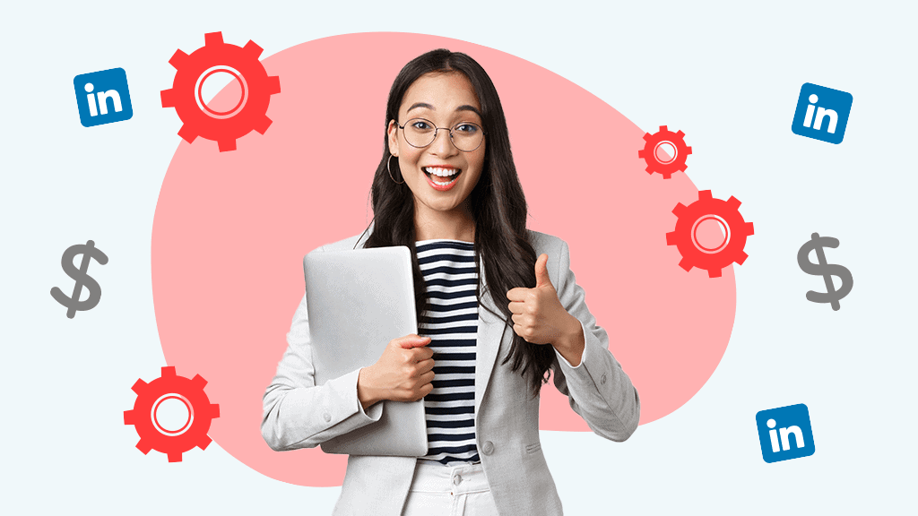 Latina woman giving the thumbs up