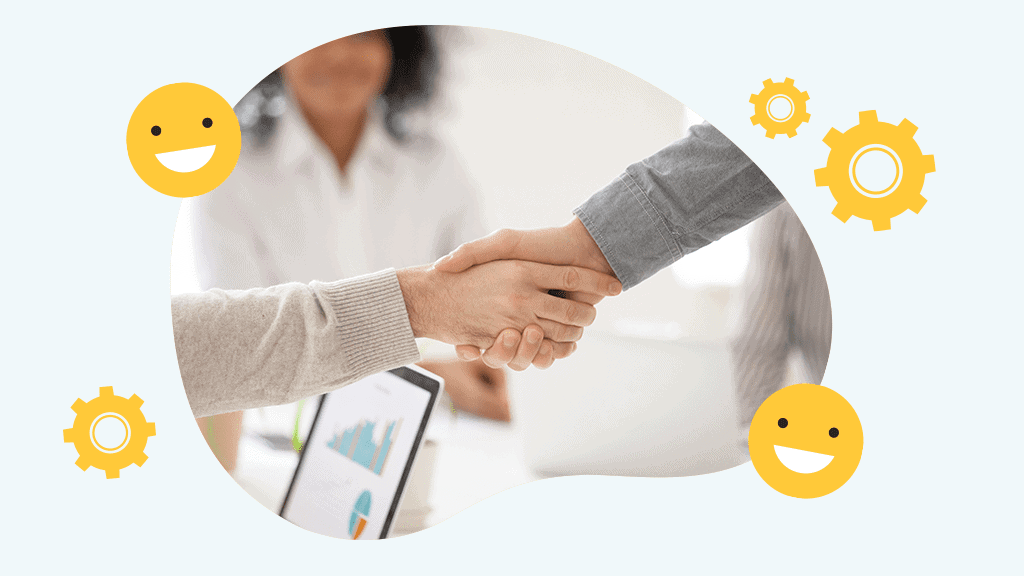 People shaking hands
